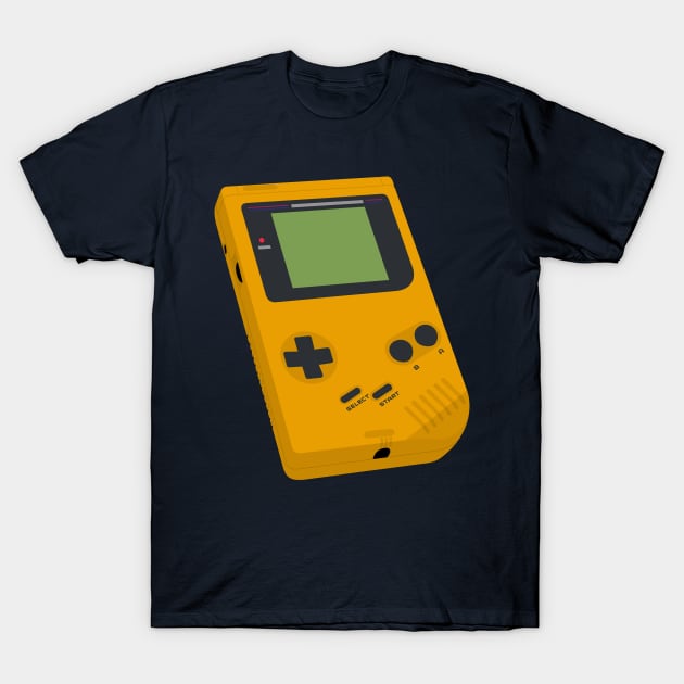 Retro Handheld Yellow T-Shirt by turpinator